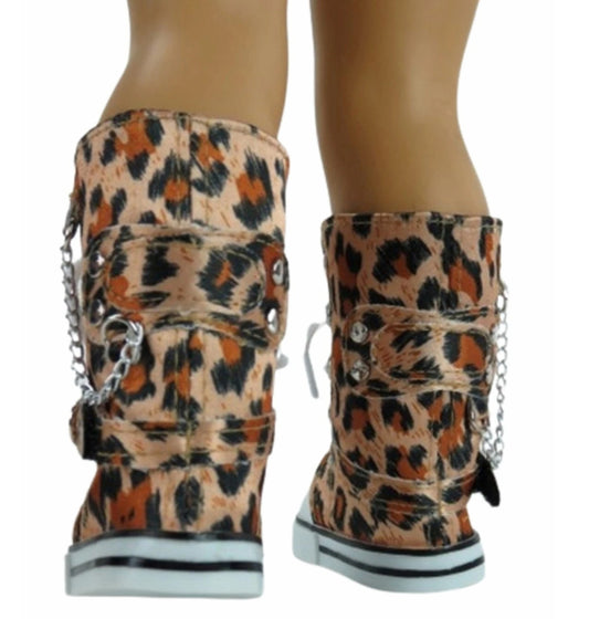 Leopard Vinyl High Tops