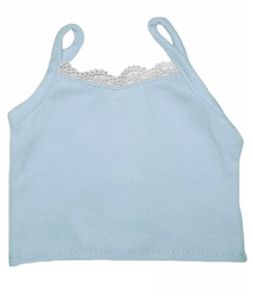 Light Blue Tank Top w/Lace
