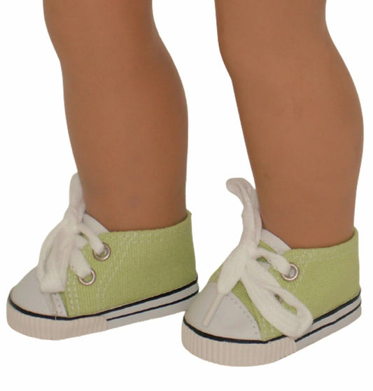 Light Green Canvas Sneakers