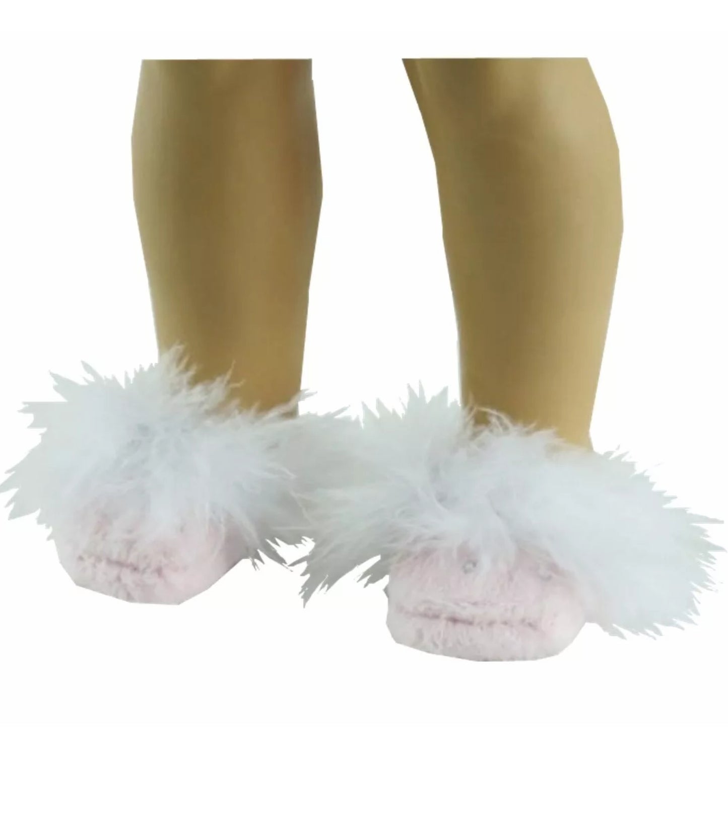 Light Pink Rhinestone Slippers