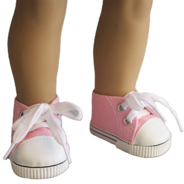 Pink Canvas Sneakers