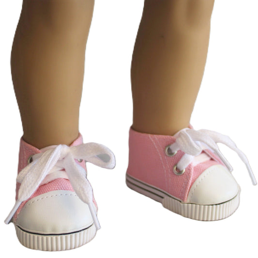 Pink Canvas Sneakers