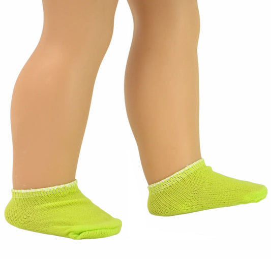 Lime Green Ankle Socks