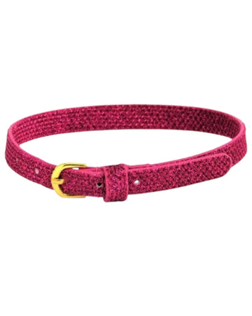 Magenta Glitter Belt