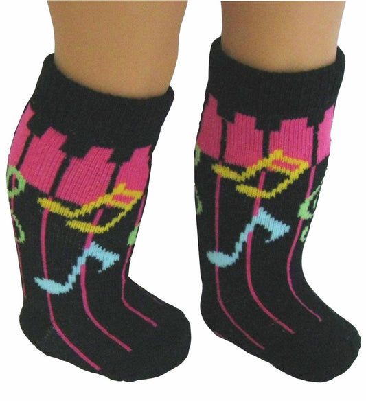 Music Notes Knee-Highs