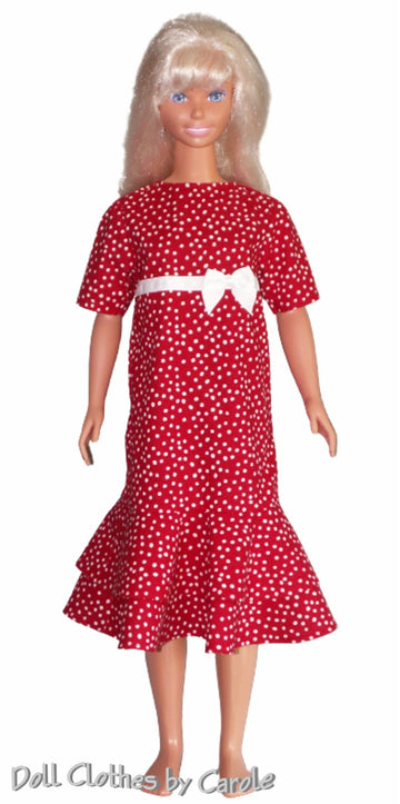 Flounced Skirt Dress