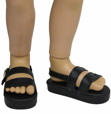 Black Platform Sandals