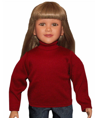 Burgundy Sweater Turtleneck
