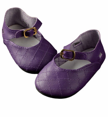 Dark Purple Mary Janes