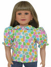 Short Puffy Sleeve Blouse