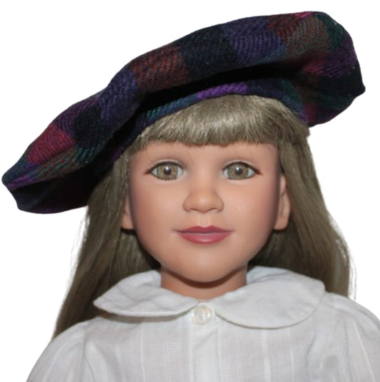 Wool Plaid Beret