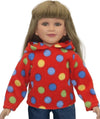 Red Polka Dot Hoodie
