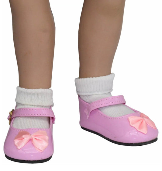 Pink Mary Janes w/ Bows