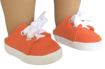 Orange Slip-On Sneakers