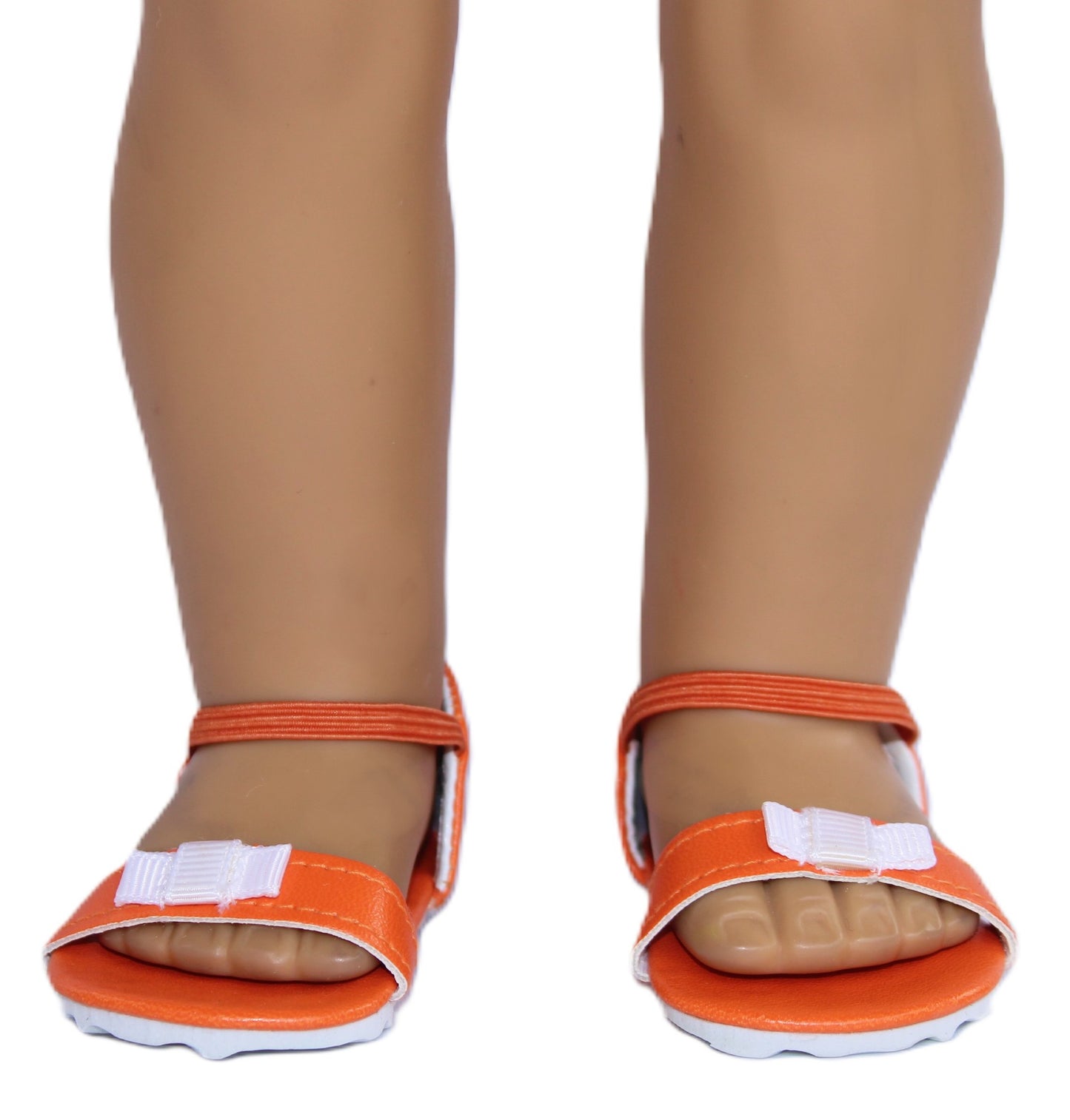 Orange Sandals w/Bows