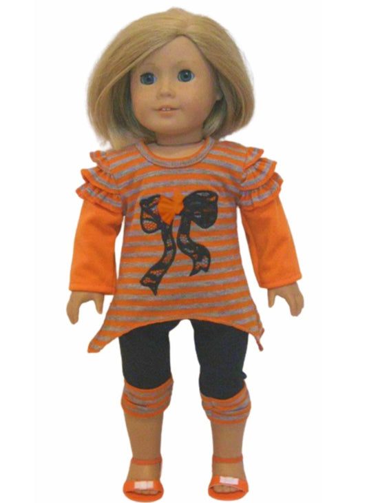 Orange Stripe Top & Pants