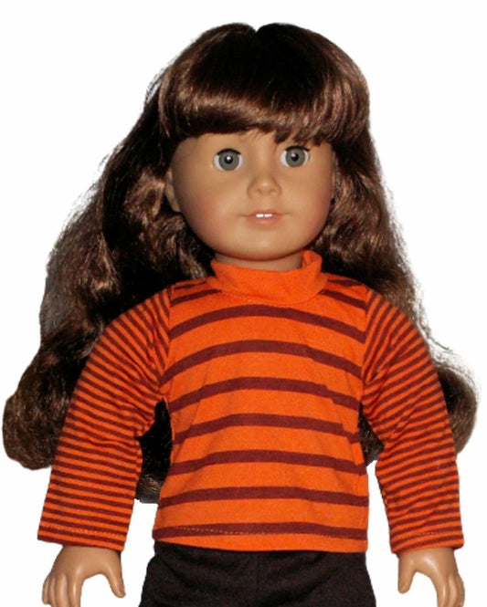 Orange & Black Stripe Tee