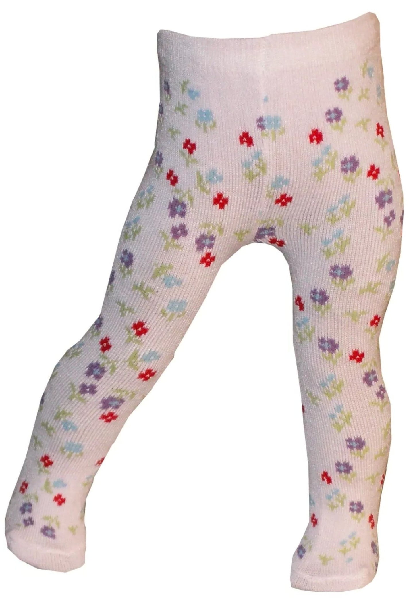 Pink Floral Tights