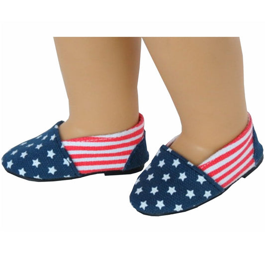 Red White & Blue Flats