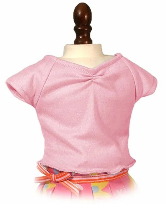 Pink Cinched Front T-Shirt
