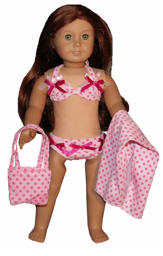 Pink Polka Dot Bikini