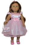 Pink Satin Party Dress