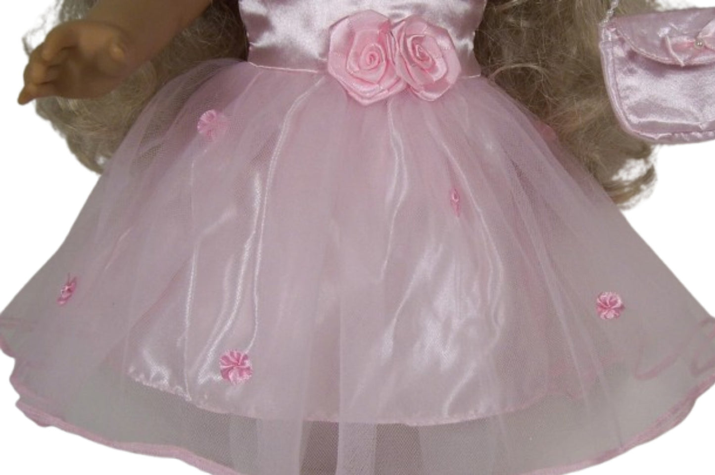 Pink Satin Party Dress