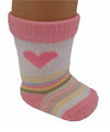 Pink Heart Socks