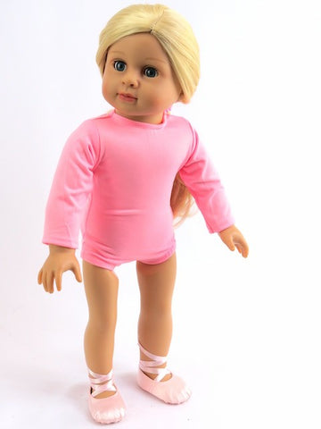 Pink Long Sleeve Leotard