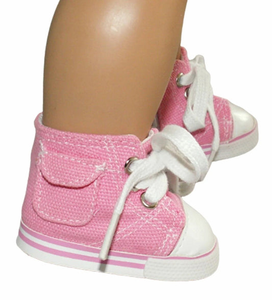 Pink Pocket Mid Tops