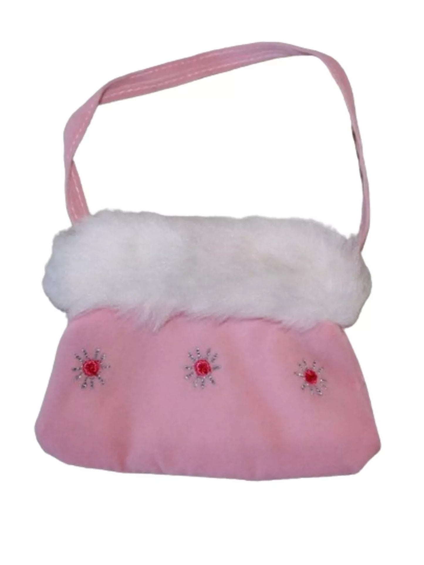 Pink Purse w/ Fur Trim