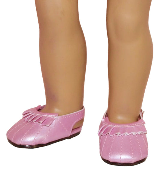 Pink Ruffled Dress Shoes