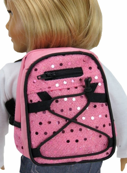 Pink Sequin Backpack