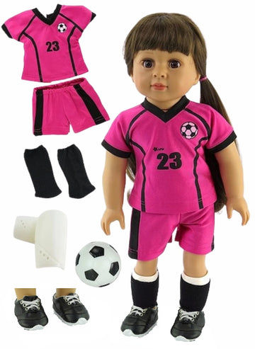 Pink Soccer Outfit