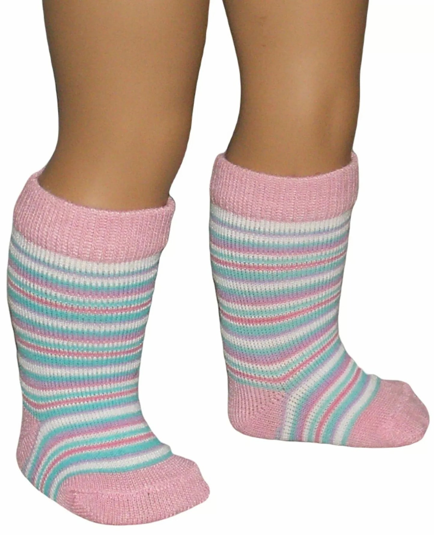 Pink Stripe Knee-Highs