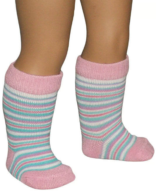 Pink Stripe Knee-Highs
