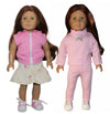 4 Pc Pink Vest Set