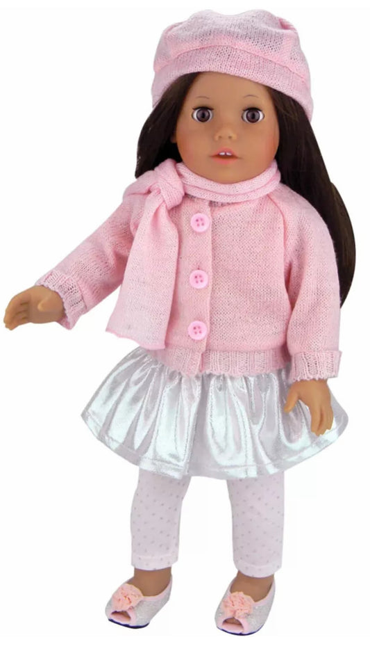 Pink Cardigan Outfit