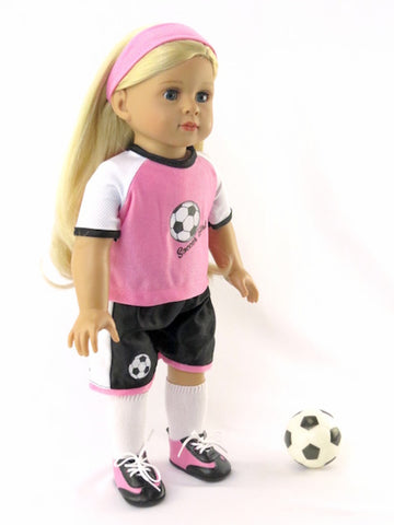 Pink Soccer Outfit