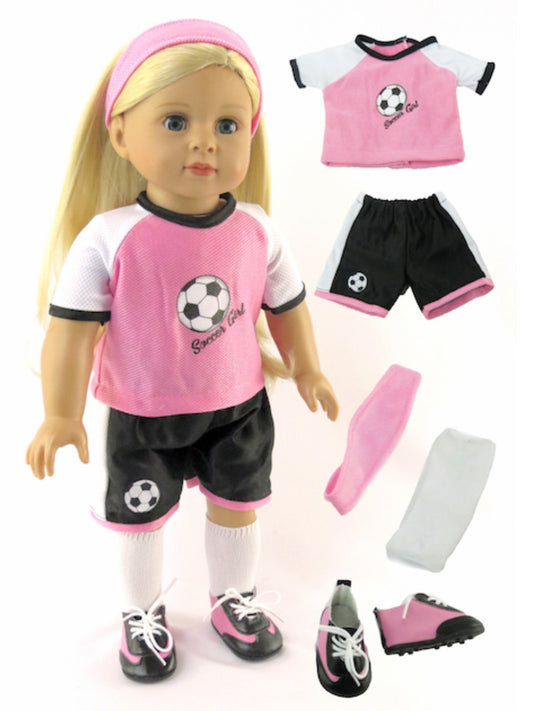Pink Soccer Outfit