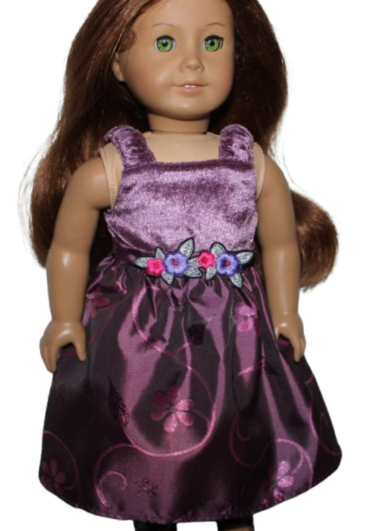 Plum Party Dress
