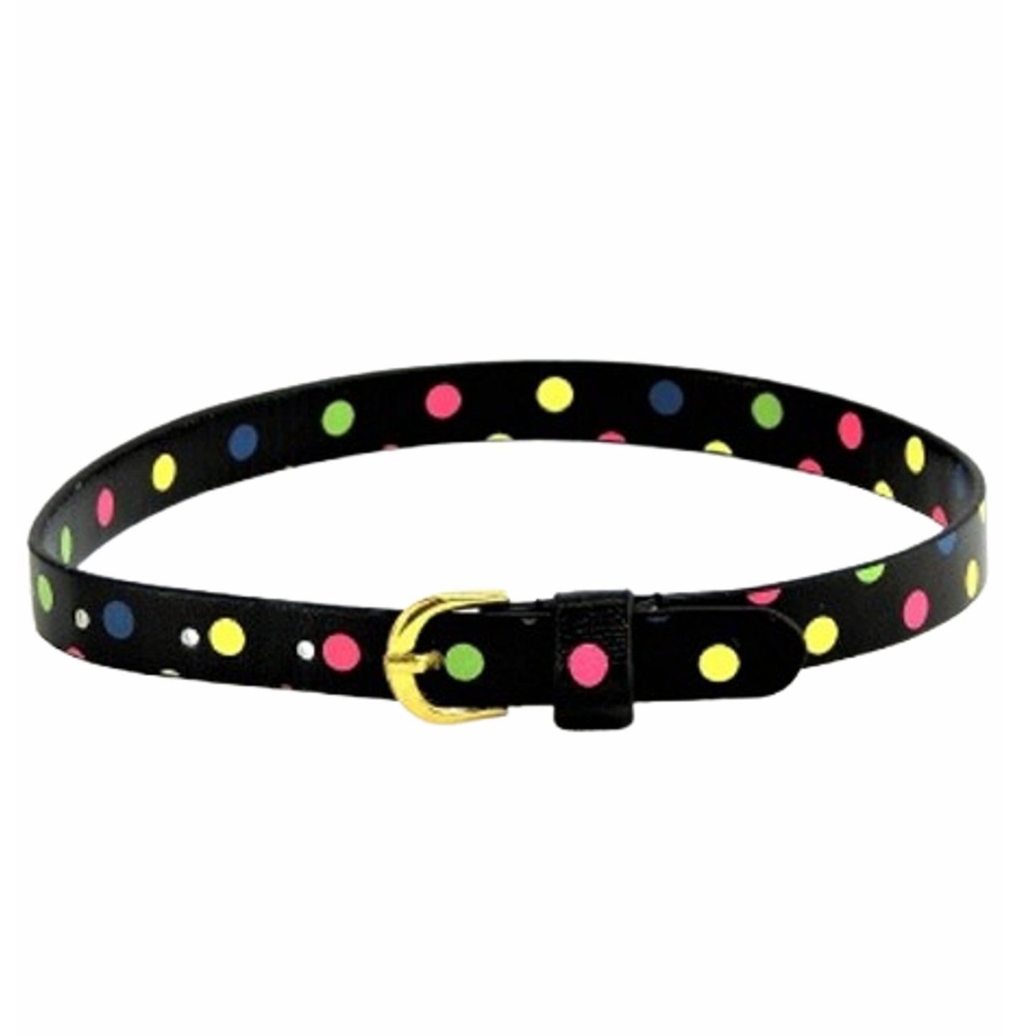 Polka Dot on Black Belt