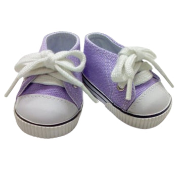 Purple Canvas Sneakers