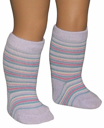 Purple Stripe Knee-Highs