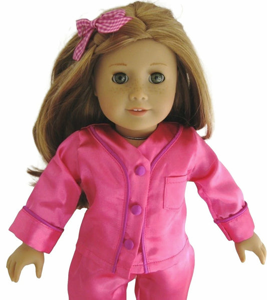 Rebecca Pink Satin Pajamas
