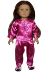 Rebecca Pink Satin Pajamas