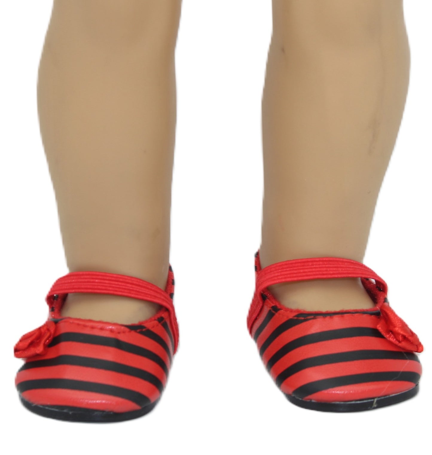 Red & Black Stripe Flats