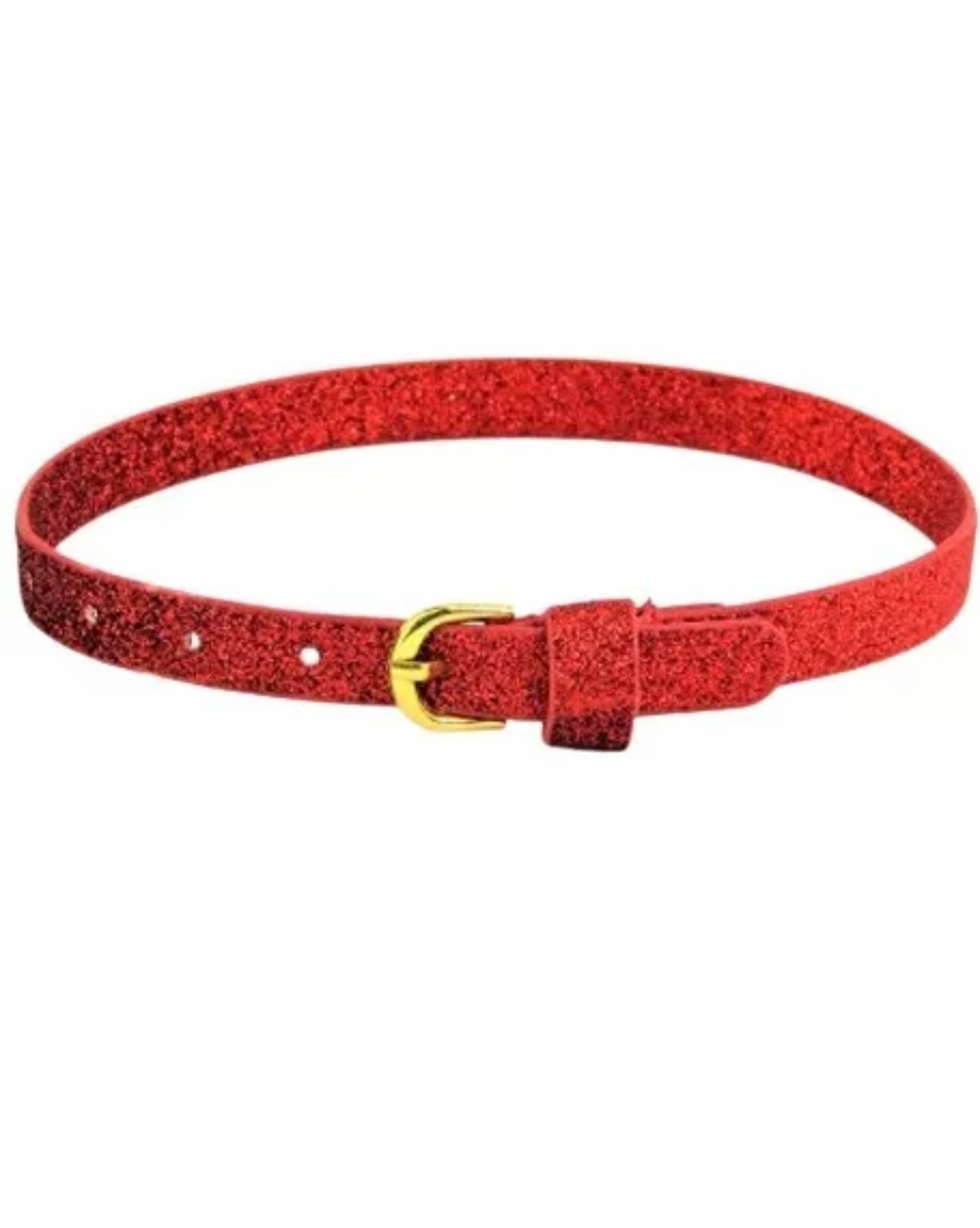 Red Glitter Belt