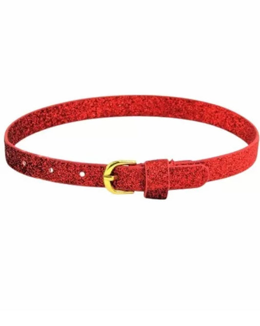 Red Glitter Belt