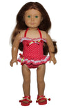Red Polka Dot Swimsuit